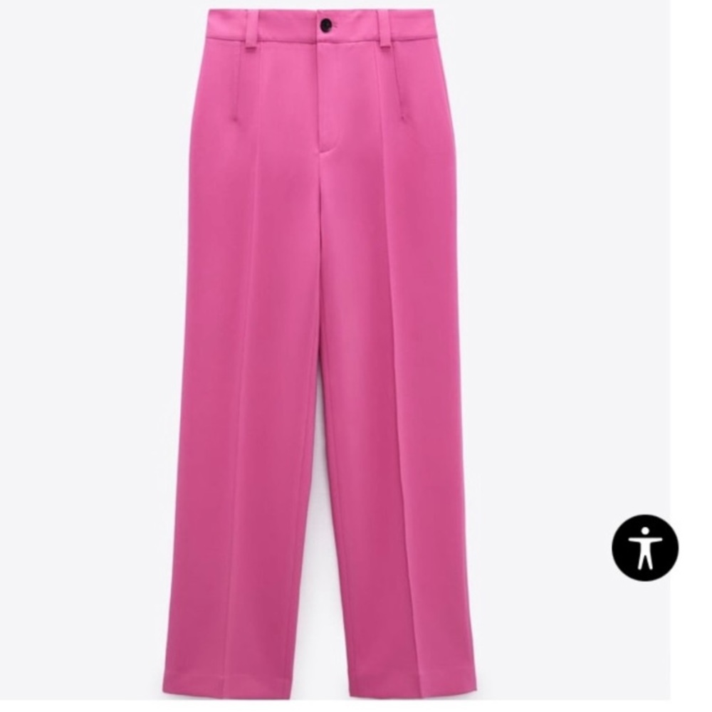 Zara The Francoise full length straight pants NWT